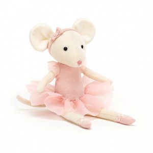 Jellycat Pirouette Mouse Candy 27 CM X 6 CM | 51683OJIE