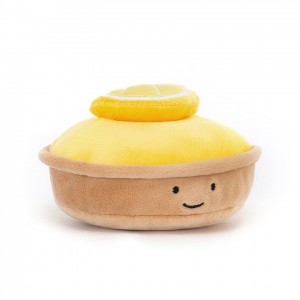 Jellycat Pretty Patisserie Tarte Au Citron 5 CM X 10 CM | 20845VTDI