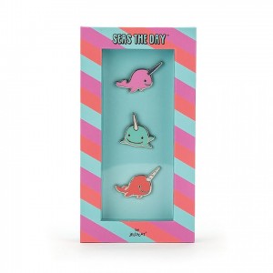 Jellycat Seas The Day Enamel Pins 16 CM X 8 CM | 80265ATGP