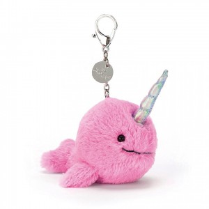 Jellycat Seas The Day Fuchsia Bag Charm 11 CM X 7 CM | 98146NUGA