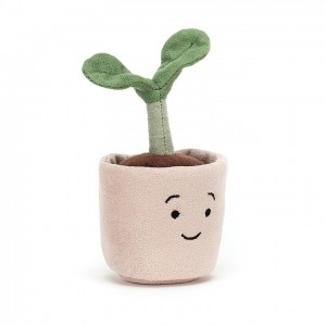 Jellycat Silly Seedling Happy 12 CM X 6 CM | 92064SUJN