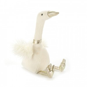 Jellycat Sparkle Snow Goose 33 CM X 13 CM | 06981GSKW