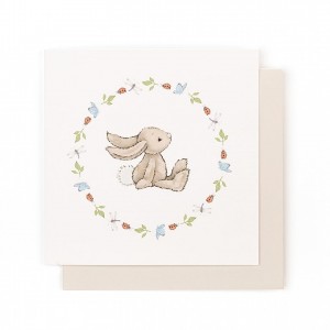 Jellycat Square Bunny Card 15 CM X 0 CM | 76805WMEB