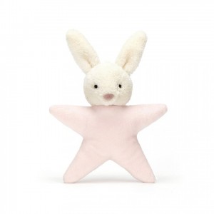 Jellycat Star Bunny Pink Rattle 16 CM X 6 CM | 27953BCKV