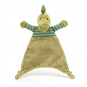 Jellycat Stripey Dino Soother 23 CM X 19 CM | 97640GSNZ