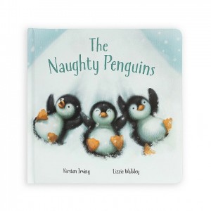 Jellycat The Naughty Penguins Book 21 CM X 21 CM | 47809NTJV