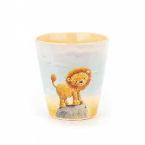 Jellycat The Very Brave Lion Melamine Cup 9 CM X 9 CM | 57812IDHX