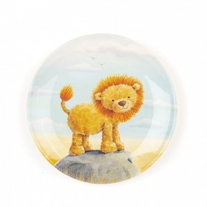 Jellycat The Very Brave Lion Melamine Plate 21 CM X 21 CM | 04625LDYF