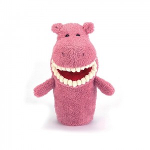 Jellycat Toothy Hippo Hand Puppet 28 CM X 13 CM | 92734ZAXD