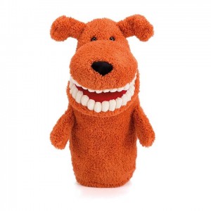Jellycat Toothy Mutt Hand Puppet 28 CM | 52738PLUV