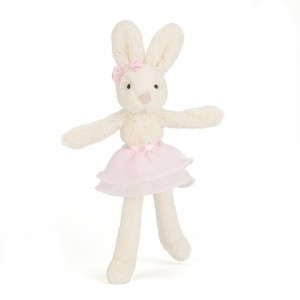 Jellycat Tutu Lulu Cream and Pink Bunny 23 CM | 73541PCZE