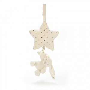Jellycat Twinkle Bunny Musical Pull 28 CM X 19 CM | 57302UOAJ