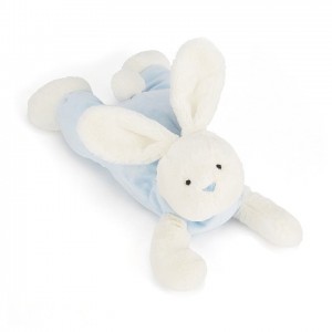 Jellycat Velvet Bunny Blue Sleepy 33 CM X 15 CM | 27491RJEV