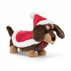 Jellycat Winter Warmer Otto Sausage Dog 15 CM X 7 CM | 21375SVOU
