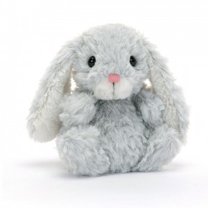 Jellycat Yummy Bunny Silver 15 CM X 9 CM | 34670CKMT