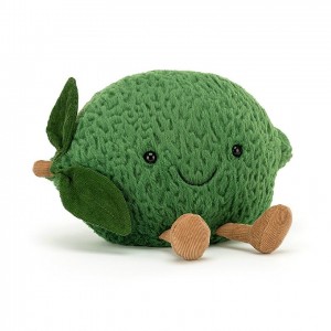 Large Jellycat Amuseable Lime 15 CM X 22 CM | 36507ZANK