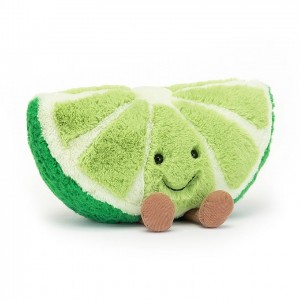 Large Jellycat Amuseable Lime 18 CM X 25 CM | 41867BKCD
