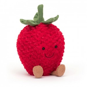 Large Jellycat Amuseable Strawberry 20 CM X 13 CM | 84091KWBH