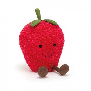 Large Jellycat Amuseable Strawberry 27 CM X 16 CM | 64058UEXF