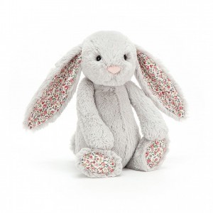 Large Jellycat Blossom Silver Bunny 36 CM X 16 CM | 60238DNEU