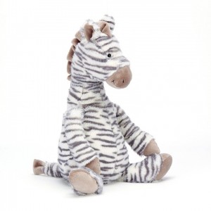 Large Jellycat Fluffles Zebra 40 CM X 15 CM | 64975CFXN