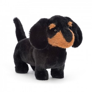 Large Jellycat Freddie Sausage Dog 17 CM X 18 CM | 16824QNSL