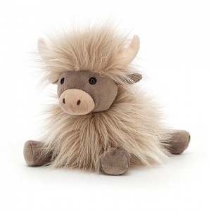 Large Jellycat Gamboldown Cow 24 CM X 16 CM | 49056YKNV
