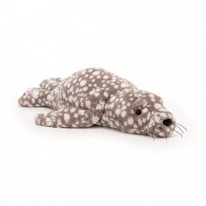 Large Jellycat Linus Leopard Seal 14 CM X 49 CM | 80927MOFJ