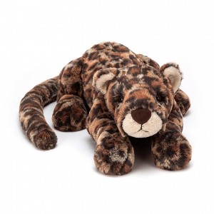 Large Jellycat Livi Leopard 12 CM X 46 CM | 52190NCTQ
