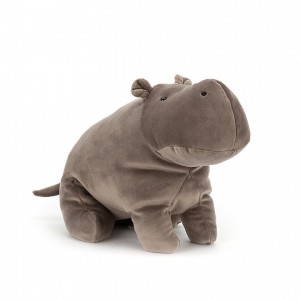 Large Jellycat Mellow Mallow Hippo 20 CM X 34 CM | 97853DJEH