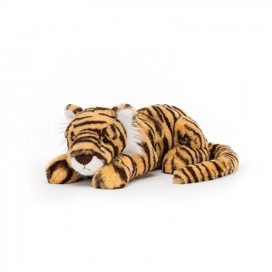 Large Jellycat Taylor Tiger 14 CM X 46 CM | 12064AQXG