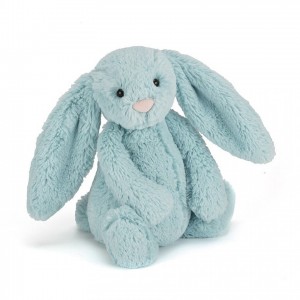 Medium Jellycat Bashful Aqua Bunny 31 CM X 12 CM | 63859ZIHV