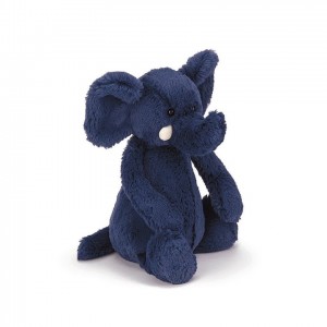 Medium Jellycat Bashful Blue Elephant 31 CM | 25174XUBA