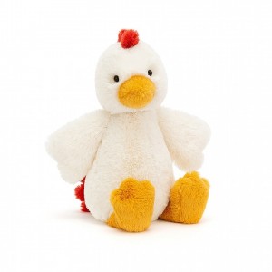 Medium Jellycat Bashful Chicken 31 CM X 12 CM | 50397FVWZ