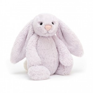 Medium Jellycat Bashful Lavender Bunny 31 CM X 12 CM | 62957PJFV