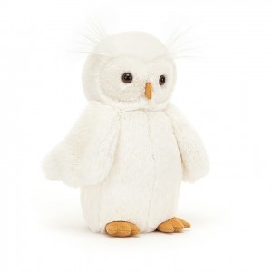 Medium Jellycat Bashful Owl 24 CM X 10 CM | 06957QXHK