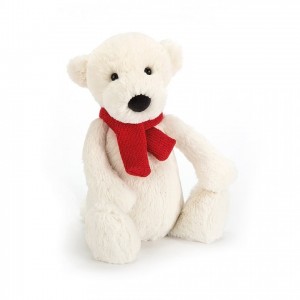 Medium Jellycat Bashful Polar Bear 31 CM X 13 CM | 37940MTGU