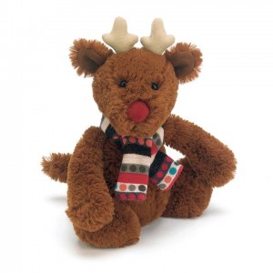 Medium Jellycat Bashful Reindeer 25 CM | 58370QZYF