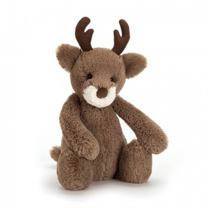 Medium Jellycat Bashful Reindeer 31 CM X 14 CM | 83257KALF