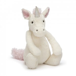 Medium Jellycat Bashful Unicorn 31 CM X 12 CM | 47065RDCP