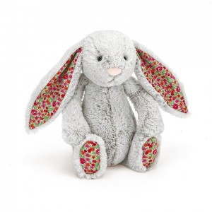 Medium Jellycat Blossom Silver Bunny 31 CM | 63109OQYL