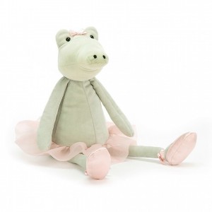 Medium Jellycat Dancing Darcey Alligator 33 CM X 10 CM | 81073VDAI