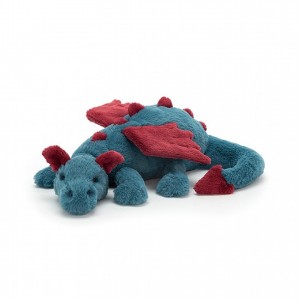 Medium Jellycat Dexter Dragon 12 CM X 50 CM | 78960BFUD