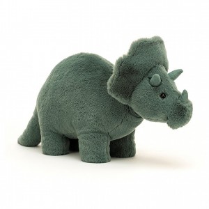 Medium Jellycat Fossilly Triceratops 17 CM X 11 CM | 24639EMTI