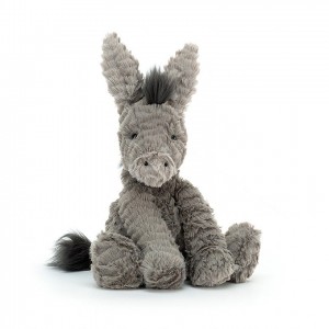 Medium Jellycat Fuddlewuddle Donkey 23 CM X 11 CM | 82690FZJE