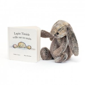 Medium Jellycat Lapin Timide Veille Sur Tes Nuits & Bashful Cottontail Bunny | 46198WOUK