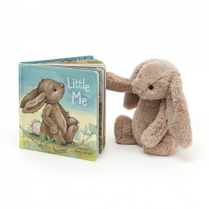 Medium Jellycat Little Me Book and Bashful Beige Bunny | 74380WEJK