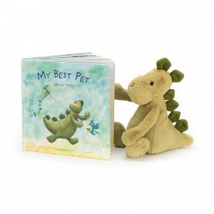 Medium Jellycat My Best Pet Book and Bashful Dino | 01524JZCY
