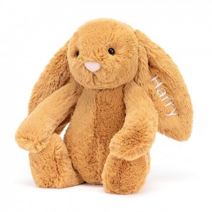 Medium Jellycat Personalised Bashful Golden Bunny 31 CM X 12 CM | 82603JMER