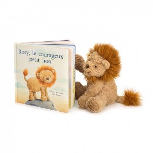 Medium Jellycat Rory Le Courageux Petit Lion & Fuddlewuddle Lion | 05184INHE